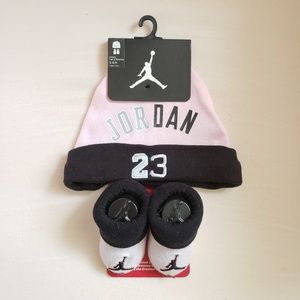 Jordan Infant Hat & Booties